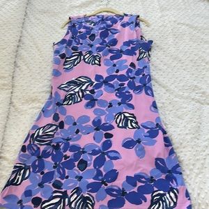 MAHI GOLD-A summer sleeveless shift, size Medium, with stunning floral design!